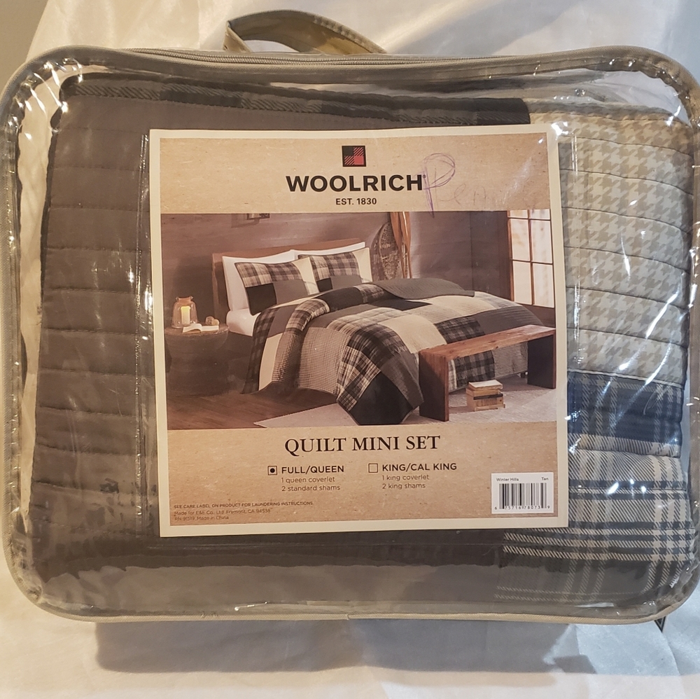 QUILT MINI SET FULL/QUEEN